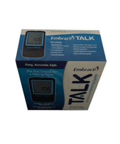 Embrace Talk Glucose Meter Content
