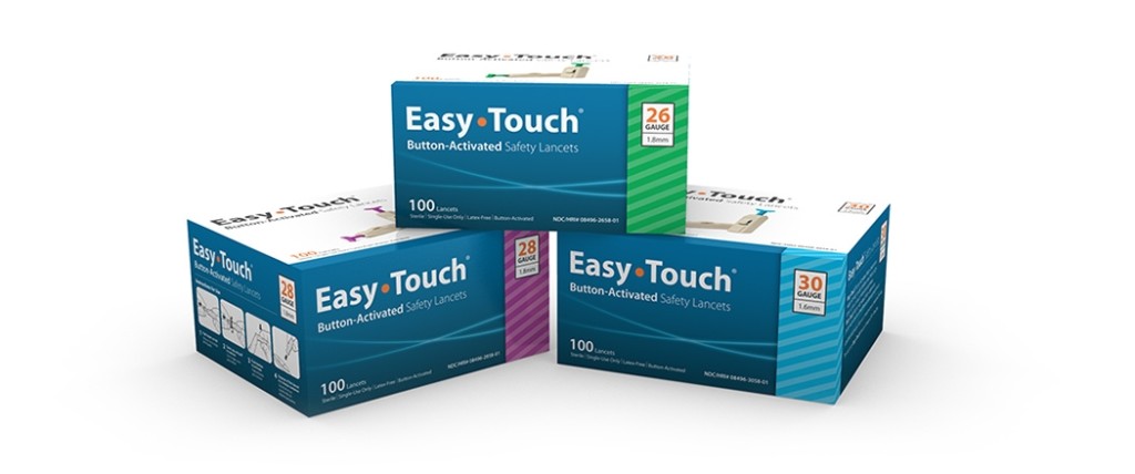 easytouch button activated safety lancets