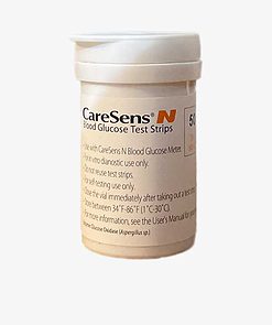Caresens-n-blood-glucose-test-strips-vial