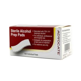 Advocate Alcohol Prep Pads 100ct.
