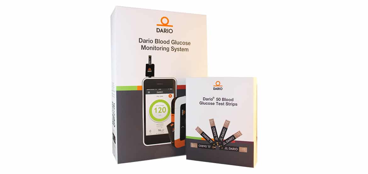 Dario-glucose-test-strips-and-meter
