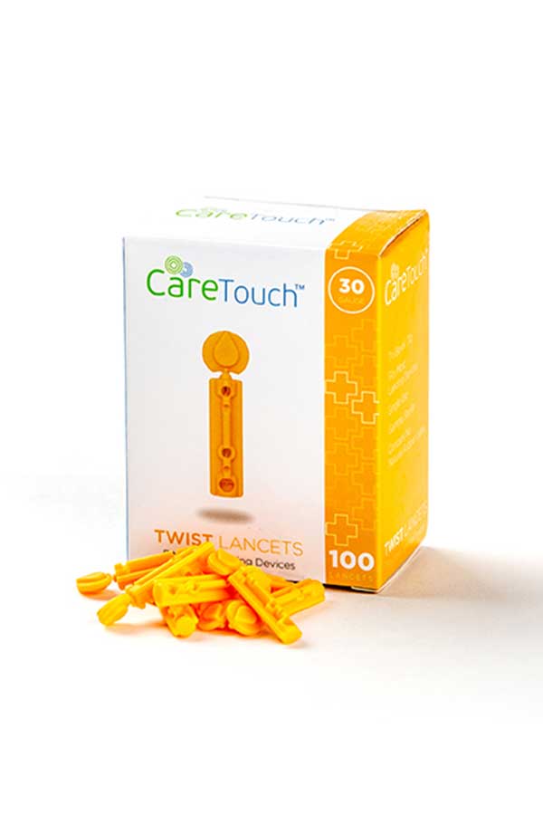 Caretouch-twist-top-lancets 30g 100 count-