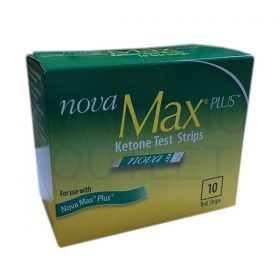 Nova Max Plus Ketone Test Strips 10ct.