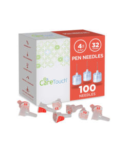 caretouch pen needle 100 count 32g 4mm