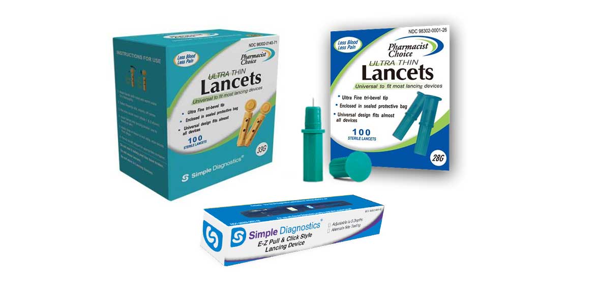 Simple-Diagnostics-lancing-device-and-lancets