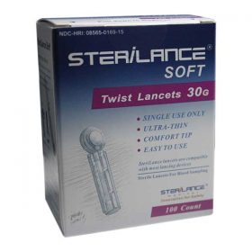 Sterilance Lancets 30G 100ct. Twist off