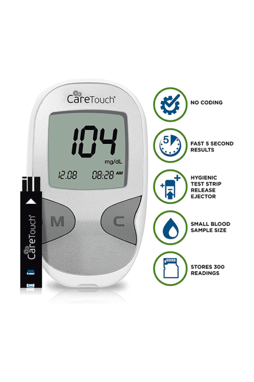 Caretouch glucose monitor