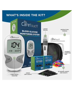 caretouch glucose meter kit content