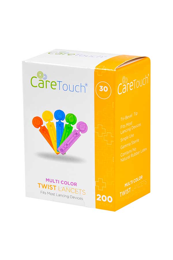CareTouch-lancets-twist-top-multi-color-200-count-30G