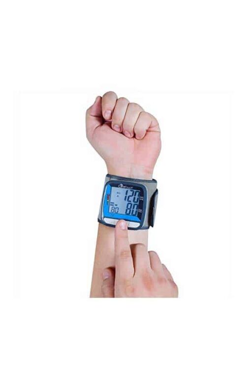 CARETOUCH-FULLY-AUTOMATIC-WRIST-BLOOD-PRESSURE-MONITOR-CLASSIC-EDITION-on-wrist
