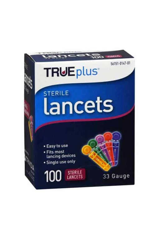 Trueplus-lancets-33g-multi-color