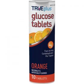 TruePlus Glucose Tablets 10ct. 4g