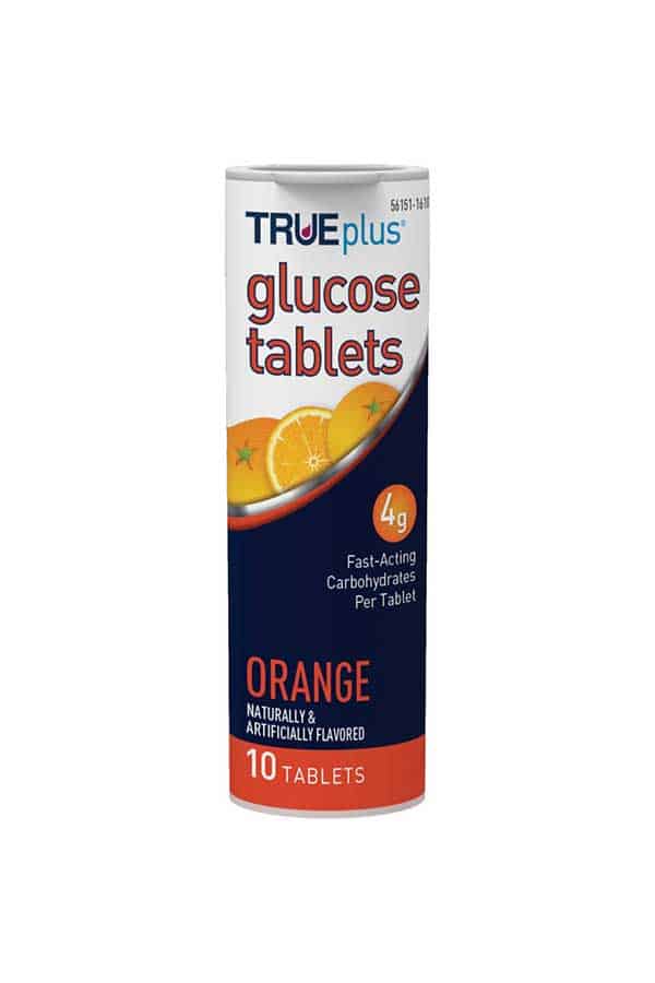 TRUEplus-glucose-tablets-10-count-orange