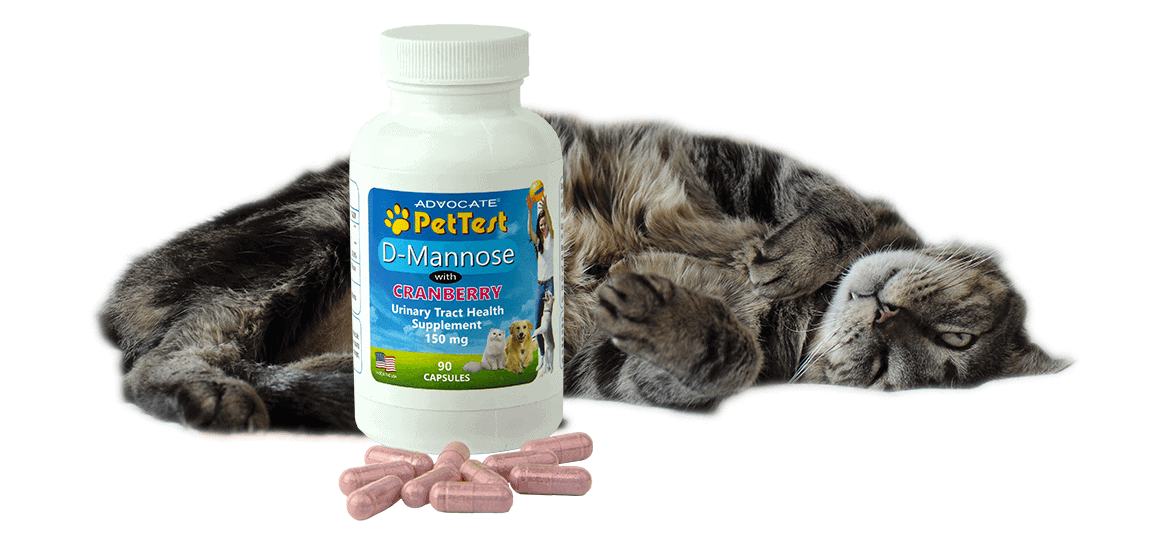 PETTEST D-MANNOSE SUPPLEMENT WITH CRANBERRY FOR URINARY TRACT