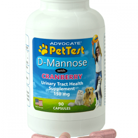 PetTest Cranberry D-Mannose Supplement 90ct.
