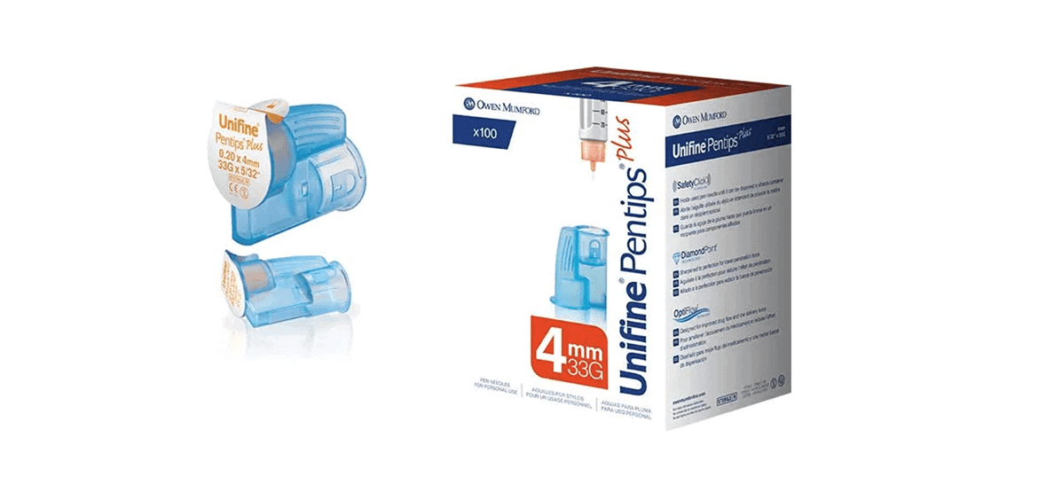 unifine pentips plus 33g 4mm at DiabeticOutlet