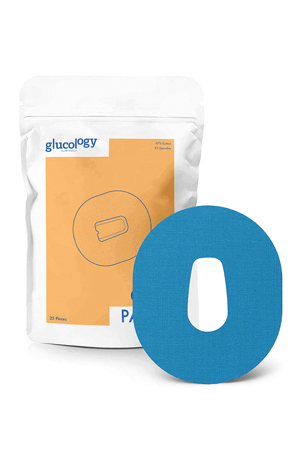 Glucology Dexcom G6 patches blue