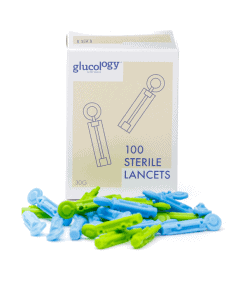 Glucology lancets 100 count box