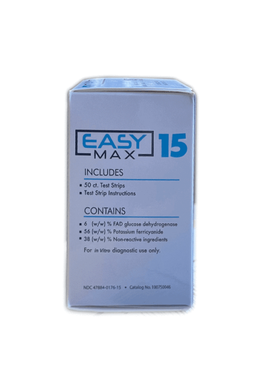 easymax 15 test strips includes