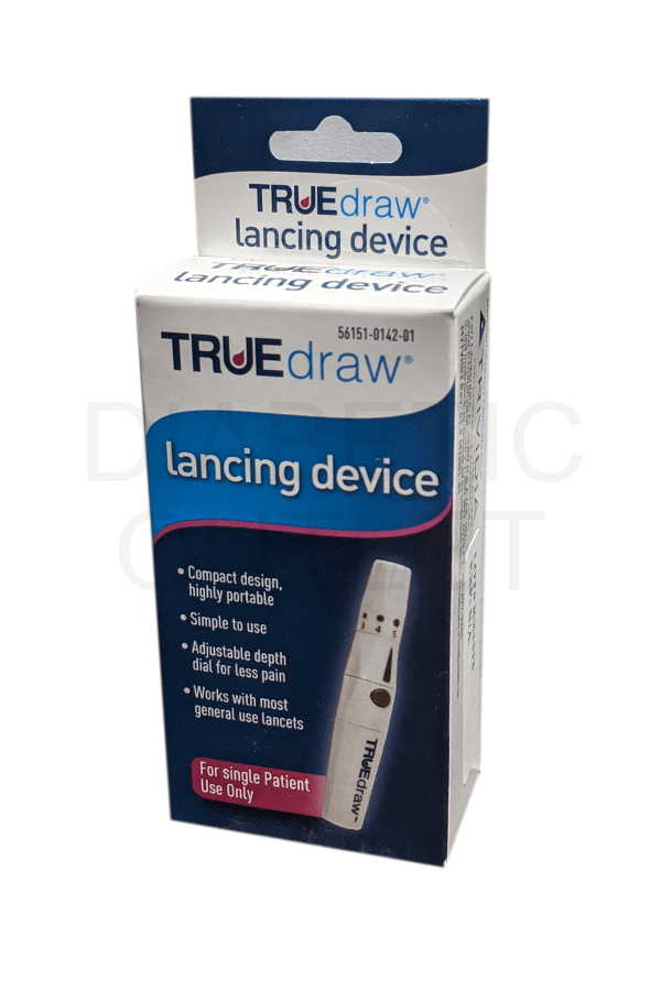 TRUEdraw lancing device