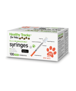 Healthy Tracks Pet Insulin syringe 31g 0.5cc