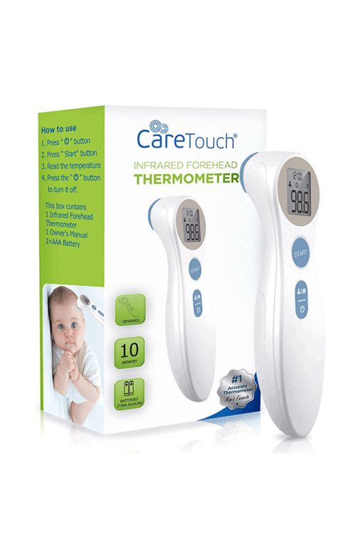 Caretouch infrared forehead thermometer