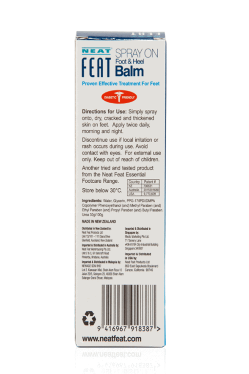 Neat Feat Spray On Foot And Heel Balm Neat Feat