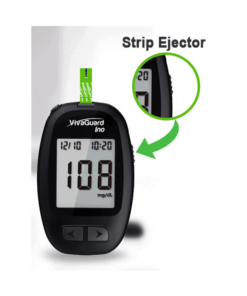 vivaguard ino glucose meter with strips ejector