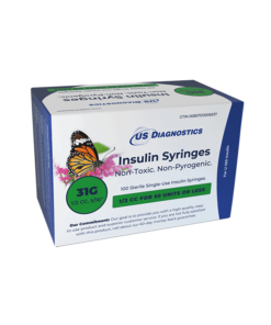 US Diagnostics insulin syringes 31G 0.5cc
