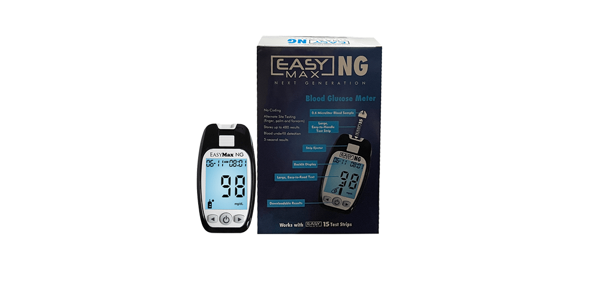 EasyMax NG Next Generation Blood Glucose Monitoring System