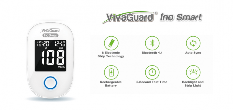 VivaGuard ino smart blood glucose monitoring system