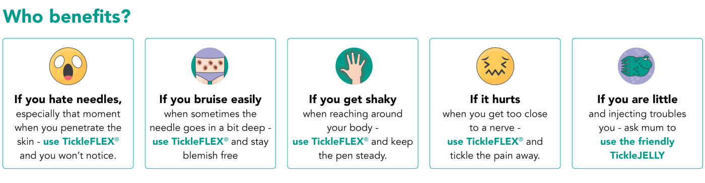 who benefits from tickleflex