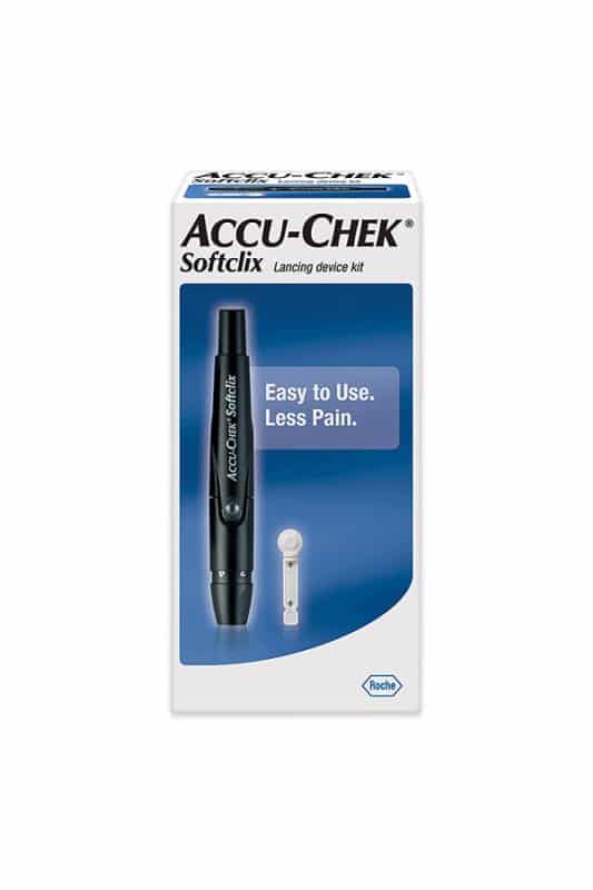 AccuChek SoftClix Lancing Device (Includes 10 Lancets) Diabetic Outlet