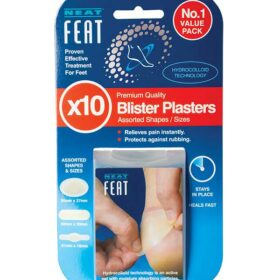 Neat Feat Blister Plasters 10ct. | Assorted Shapes & Sizes