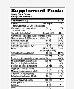 Ultra-betic-supplement-facts