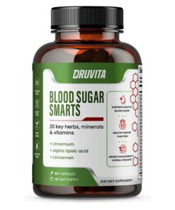 DRUIVTA-Blood-Sugar-Smarts-Dietary-Supplmenets-60ct-bottle