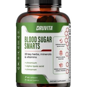DRUVITA Blood Sugar Smarts Dietary Supplement 60 Capsules 480MG