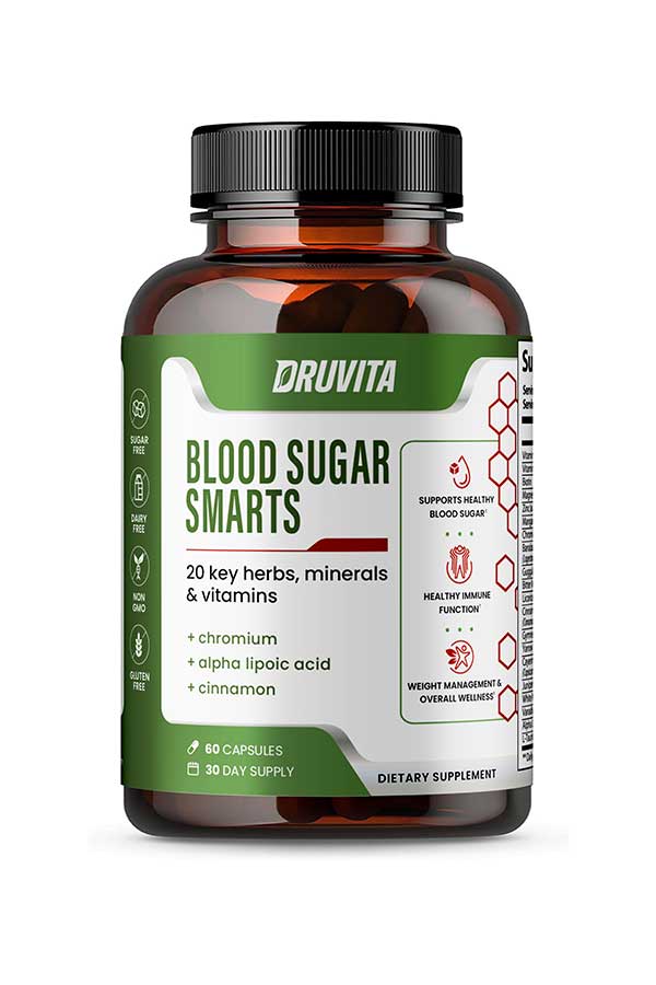 DRUIVTA-Blood-Sugar-Smarts-Dietary-Supplmenets-60ct-bottle