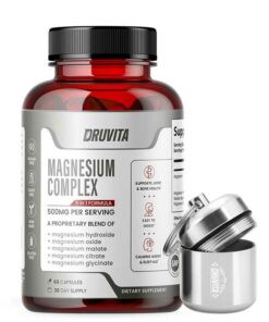 Magnesium-Complex-500mg---5-in-1-Formula-for-Women-&-Men-with-Magnesium-Glycinate,-Citrate,-Oxide,-Malate,-Hydroxide-for-Bone,-Joint,-Heart,-Sleep---60-Capsules-+-1-Portable-Pill-Container