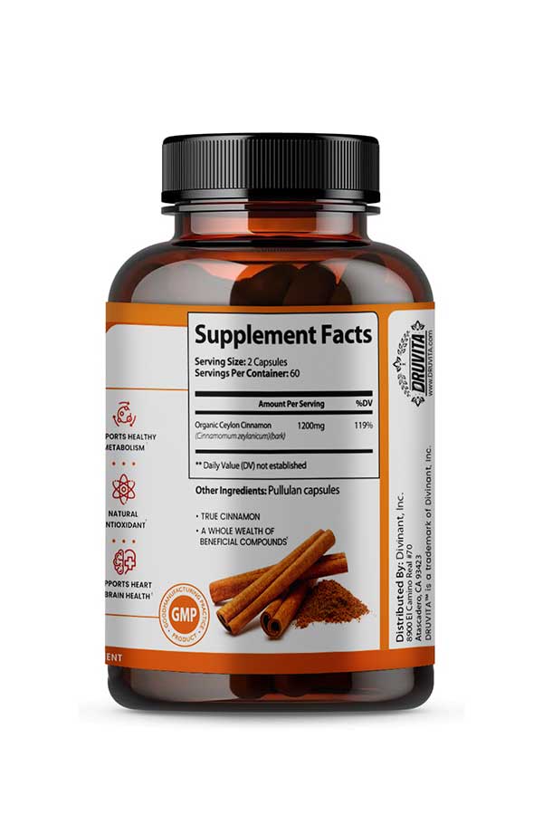 druvita-cinnamon-supplement-facts