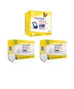 FreeStyle-Libre-2-Reader-+-Libre-2-PLUS-Sensor-x-2