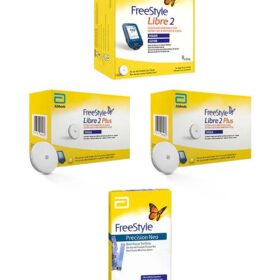 FreeStyle Libre 2 Reader + Libre 2 PLUS Sensor x 2 + Precision Neo Test Strips 25ct.